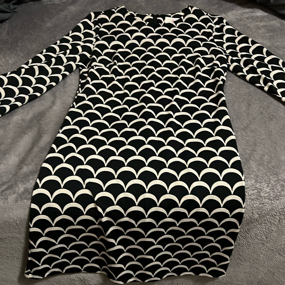 Black and white dress